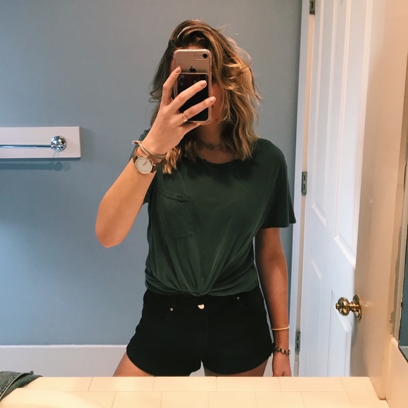 Brandy Melville Tops - Green Brandy Melville vintage shirt